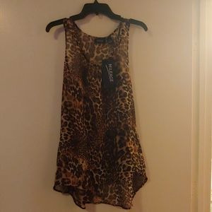 Animal Print Tank Top